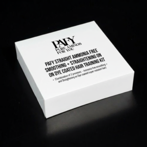 straightening training kit (ammonia free smoothing + dye coated hair)